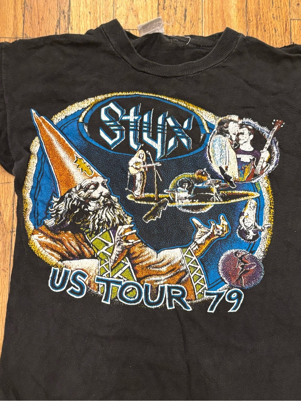 Styx US Tour '79 Wizard Fantasy Concert T Shirt